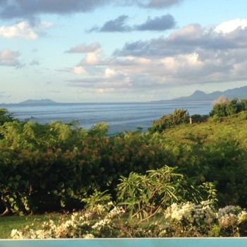 Vue mer Villa touristique Guadeloupe